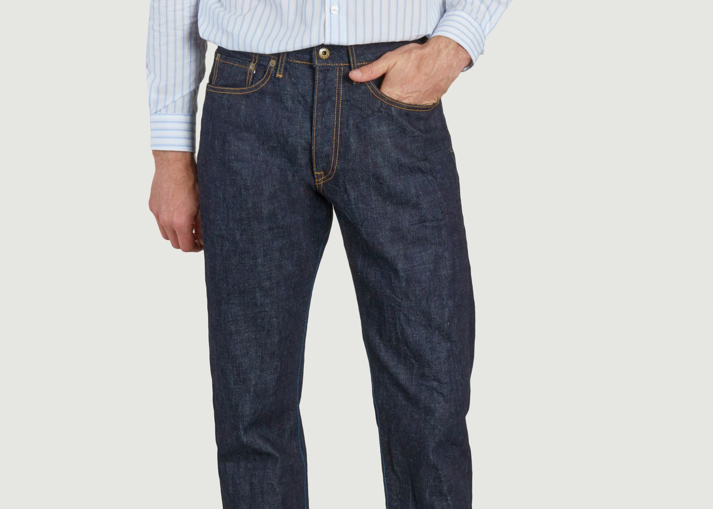 14.8oz American Cotton Straight Fit Classic Jeans - Japan Blue Jeans